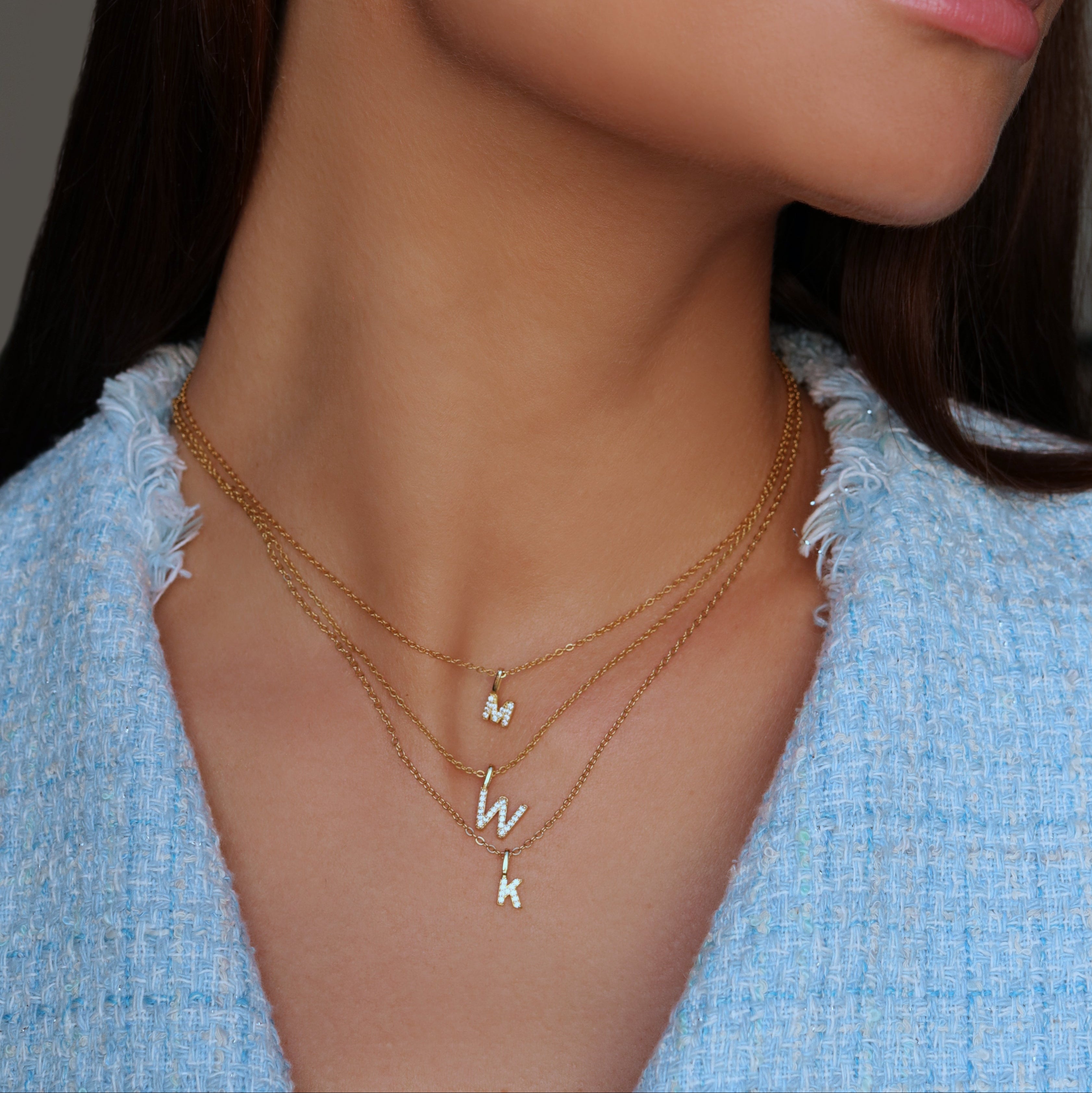 LOVE INITIAL PETITE HALSBAND
