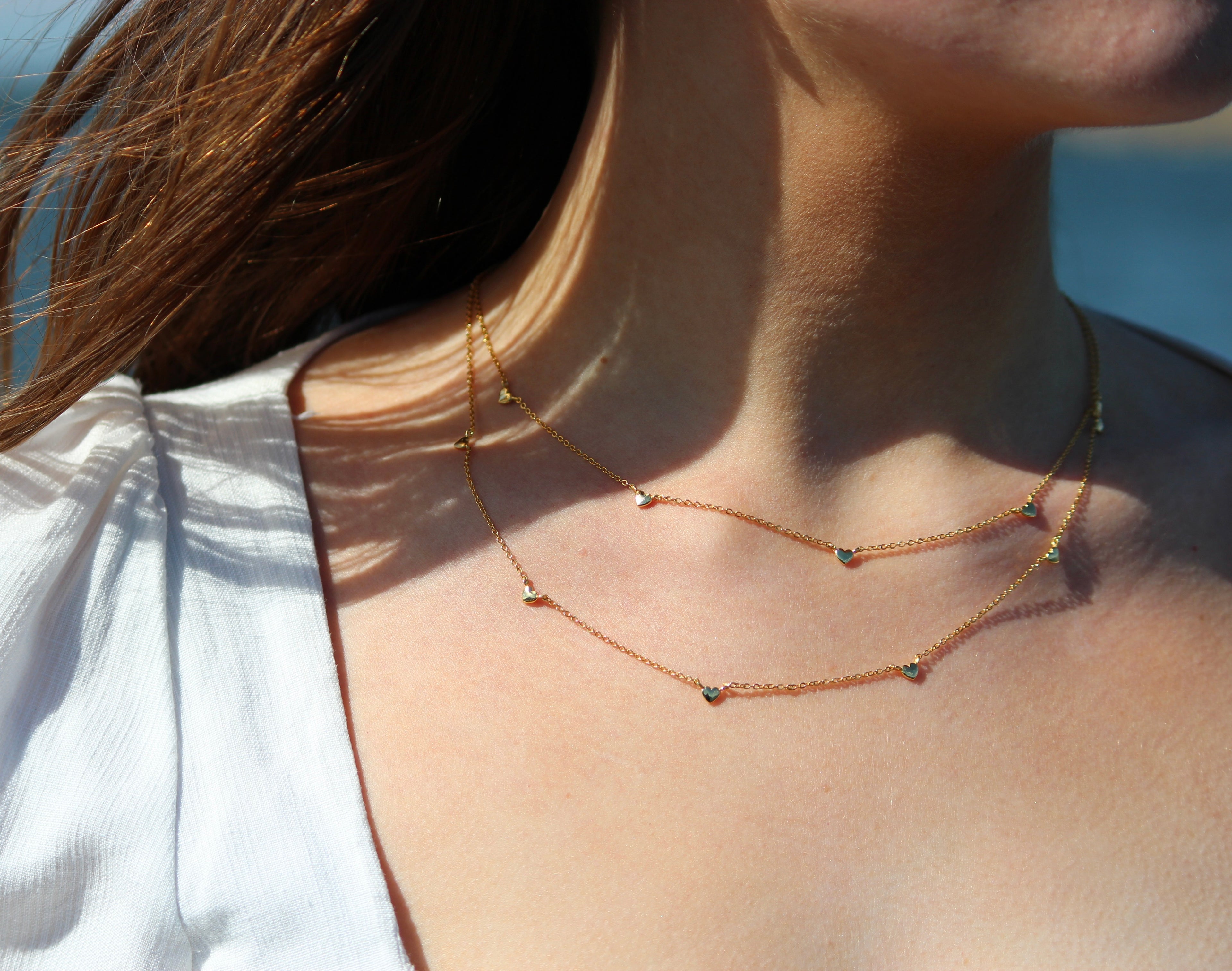 MINI HEART LINE HALSBAND