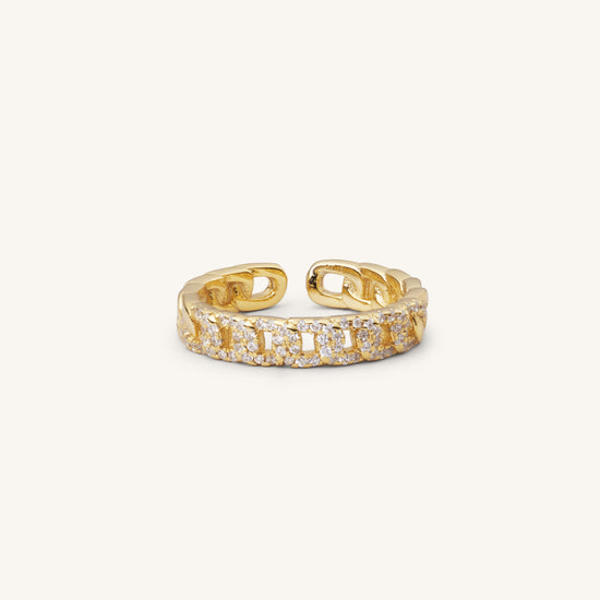 AMALFI CHAIN RING -GULD