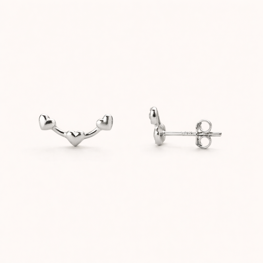 MINI HEART EARCLIMBERS