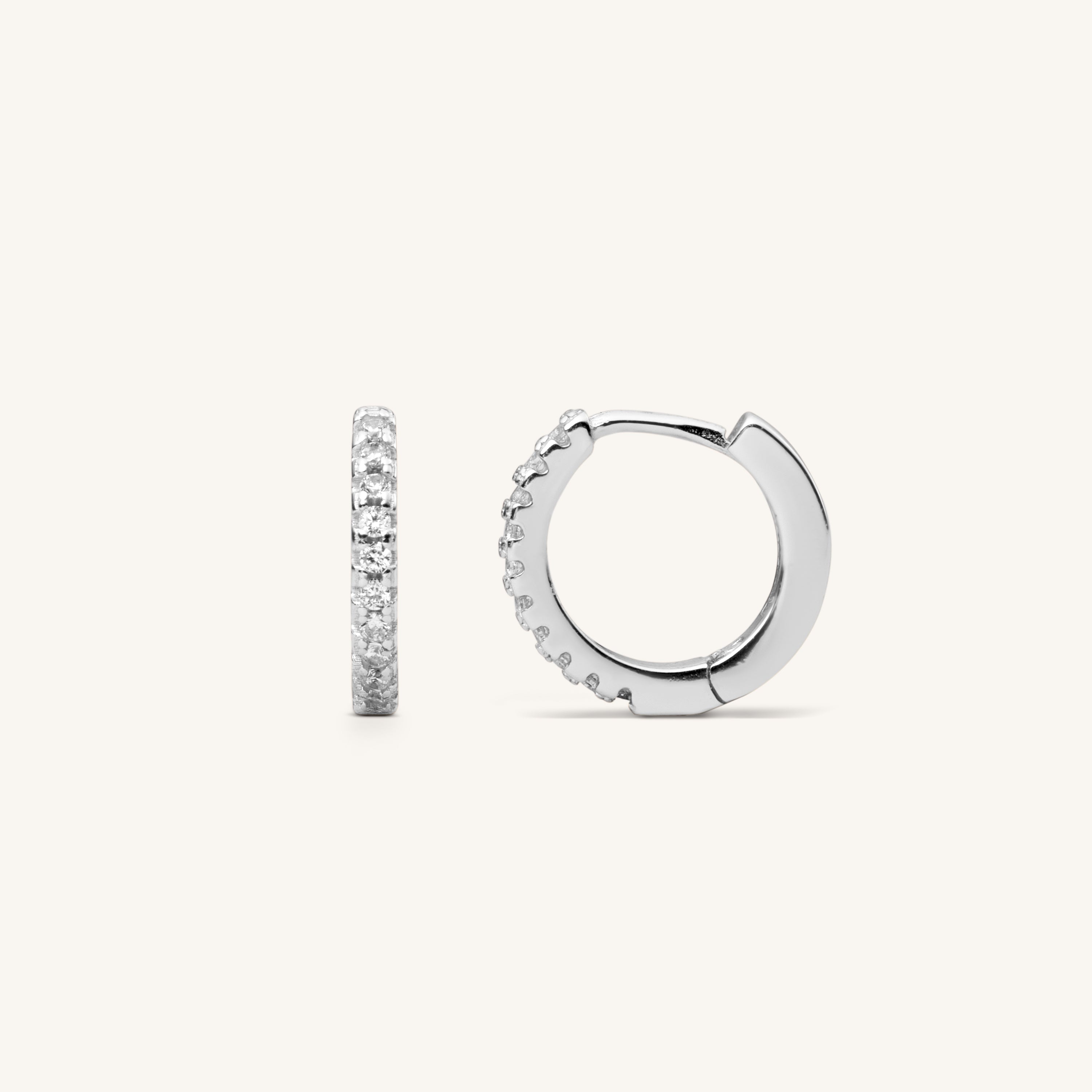 GRACE HOOPS MINI - SILVER