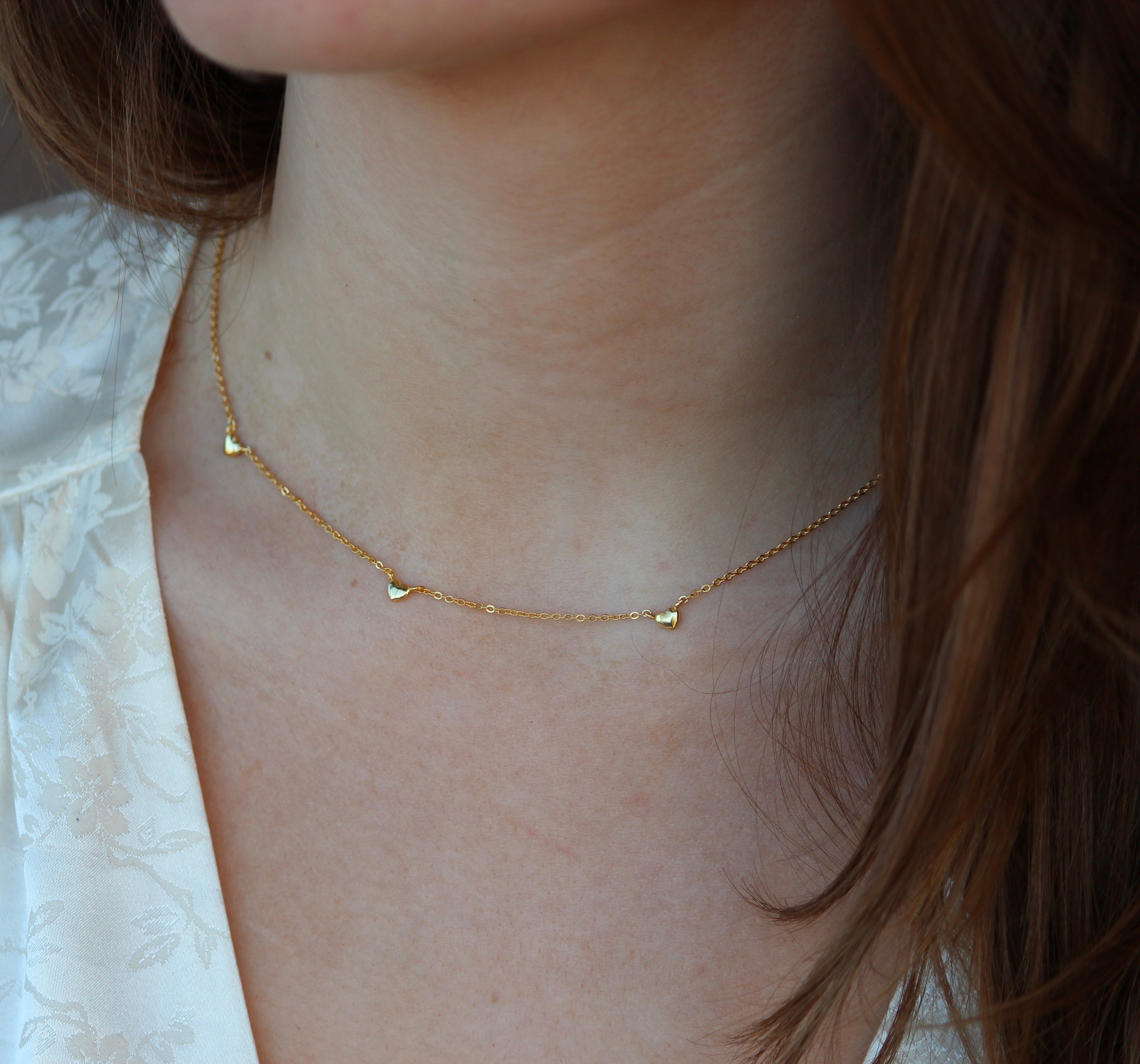 MINI HEART LINE HALSBAND