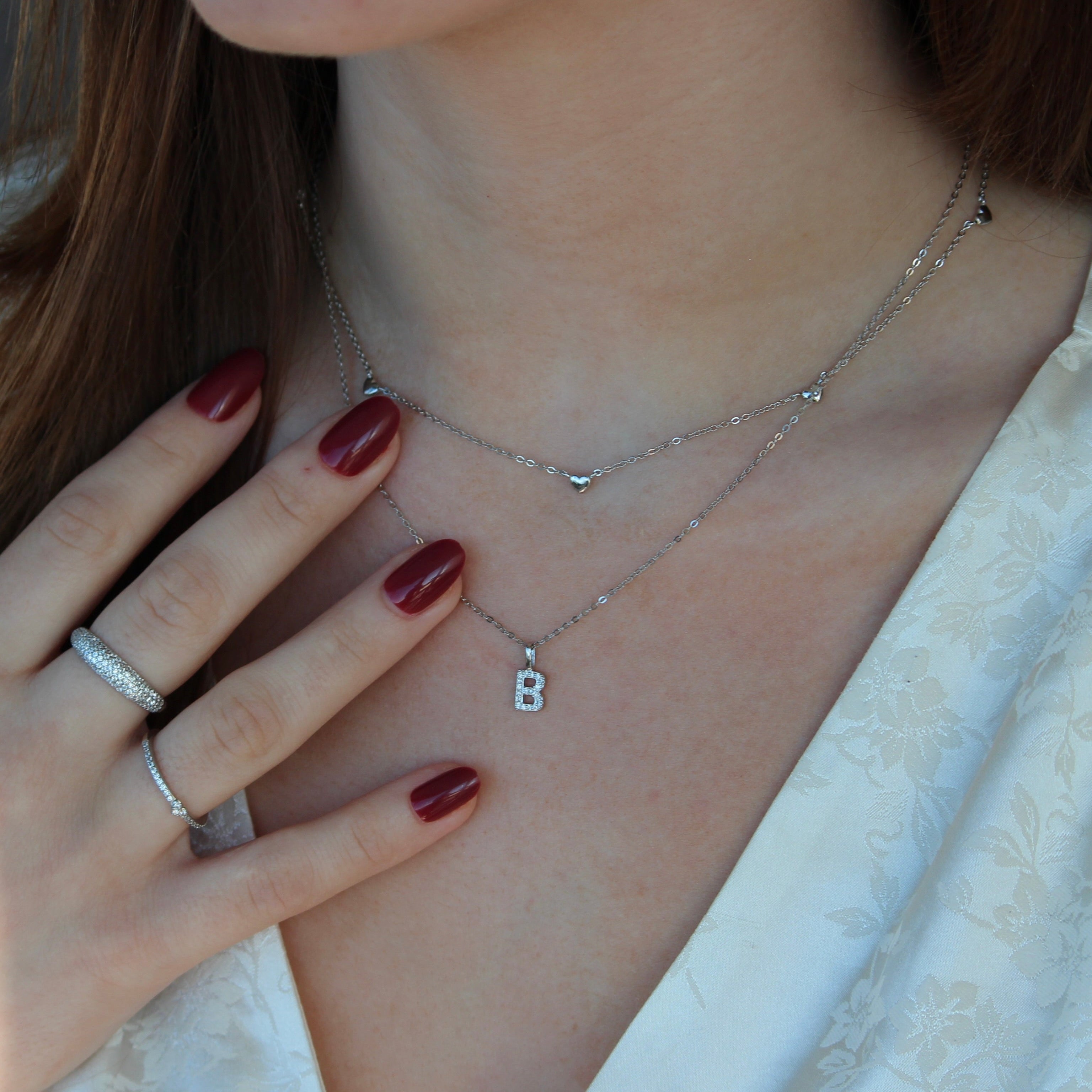 MINI HEART LINE NECKLACE