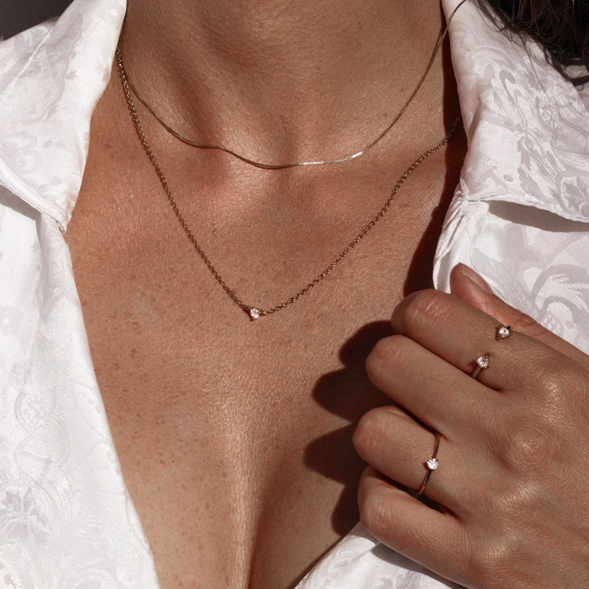 GODDESS SOLITAIRE HALSBAND