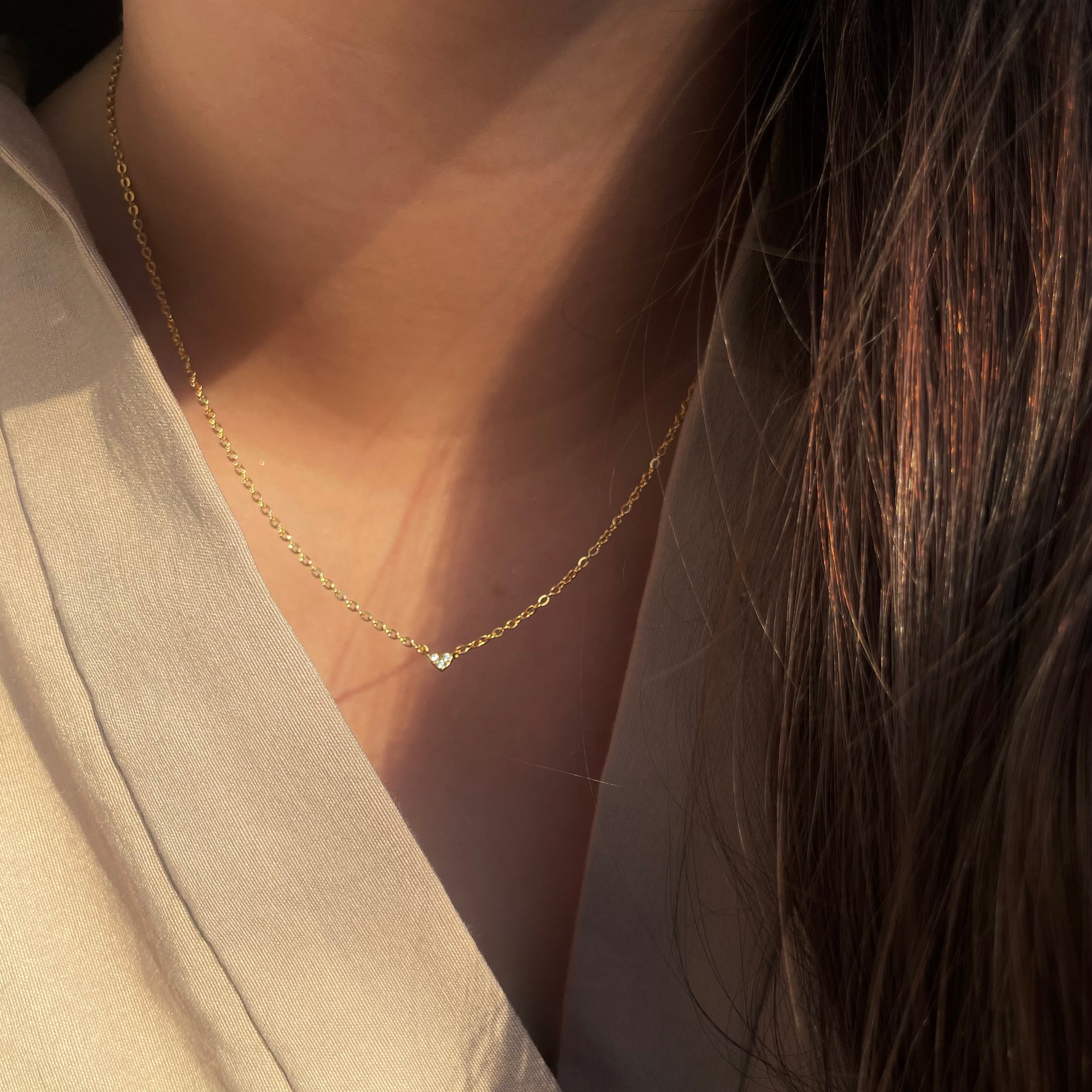 MINI HEART SPARKLING NECKLACE
