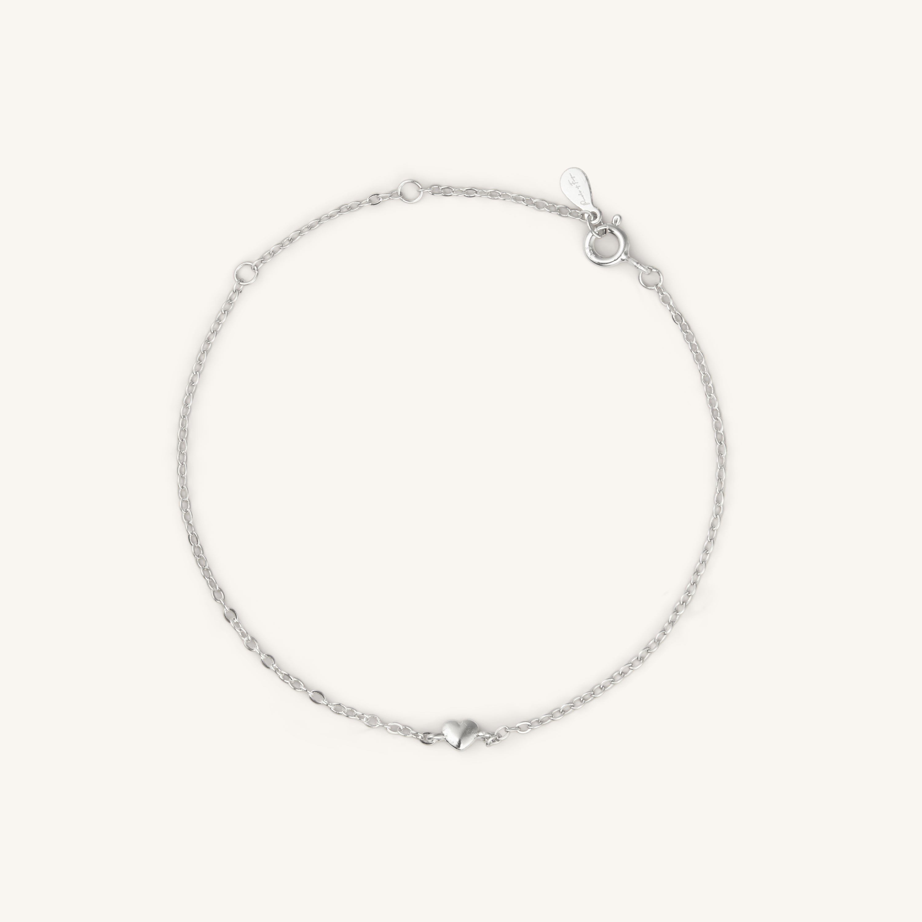 MINI HEART BRACELET - SILVER