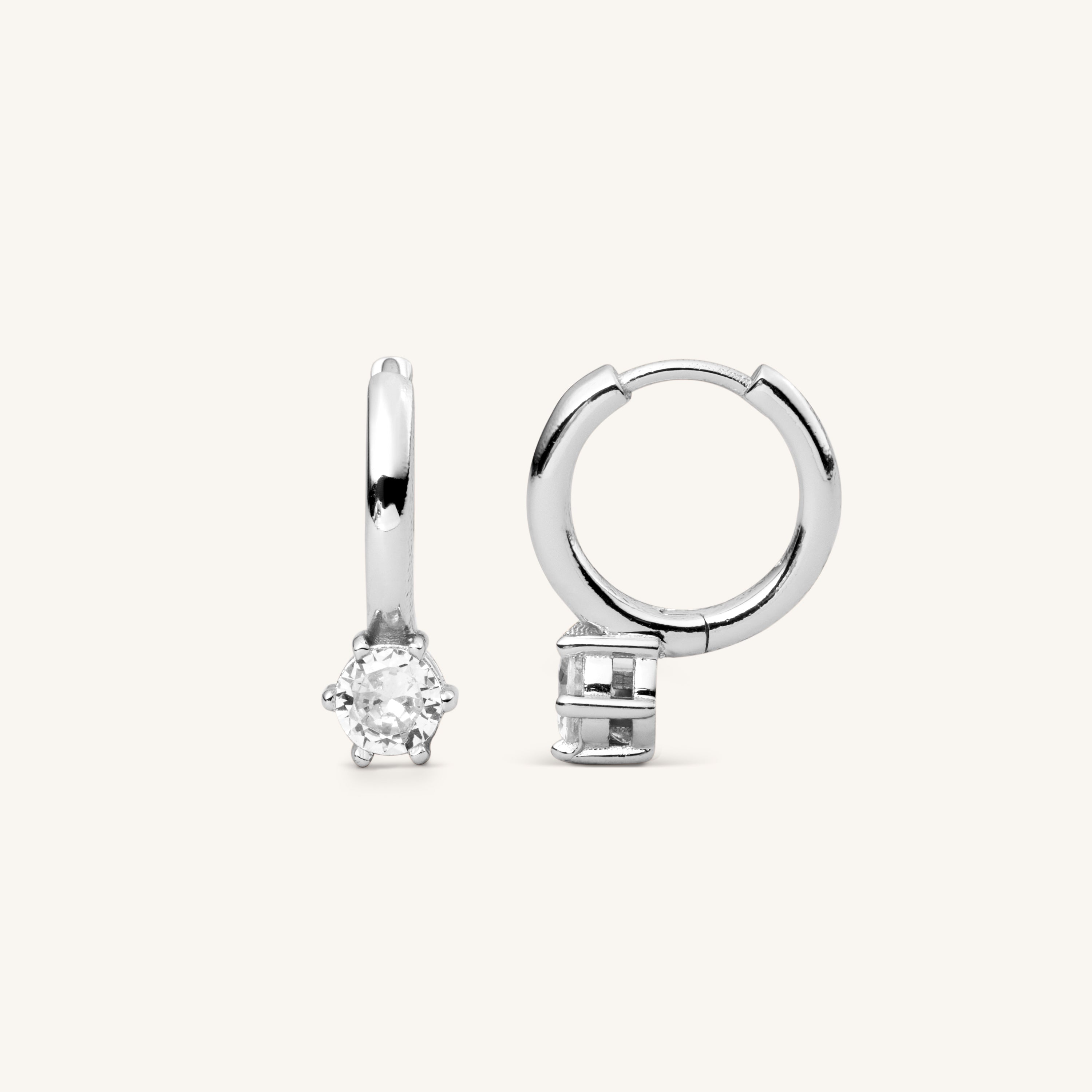 CRYSTAL DROP HOOPS