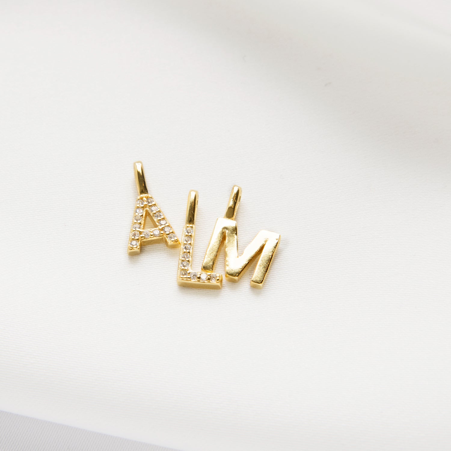 LOVE INITIAL CHARM - SILVER