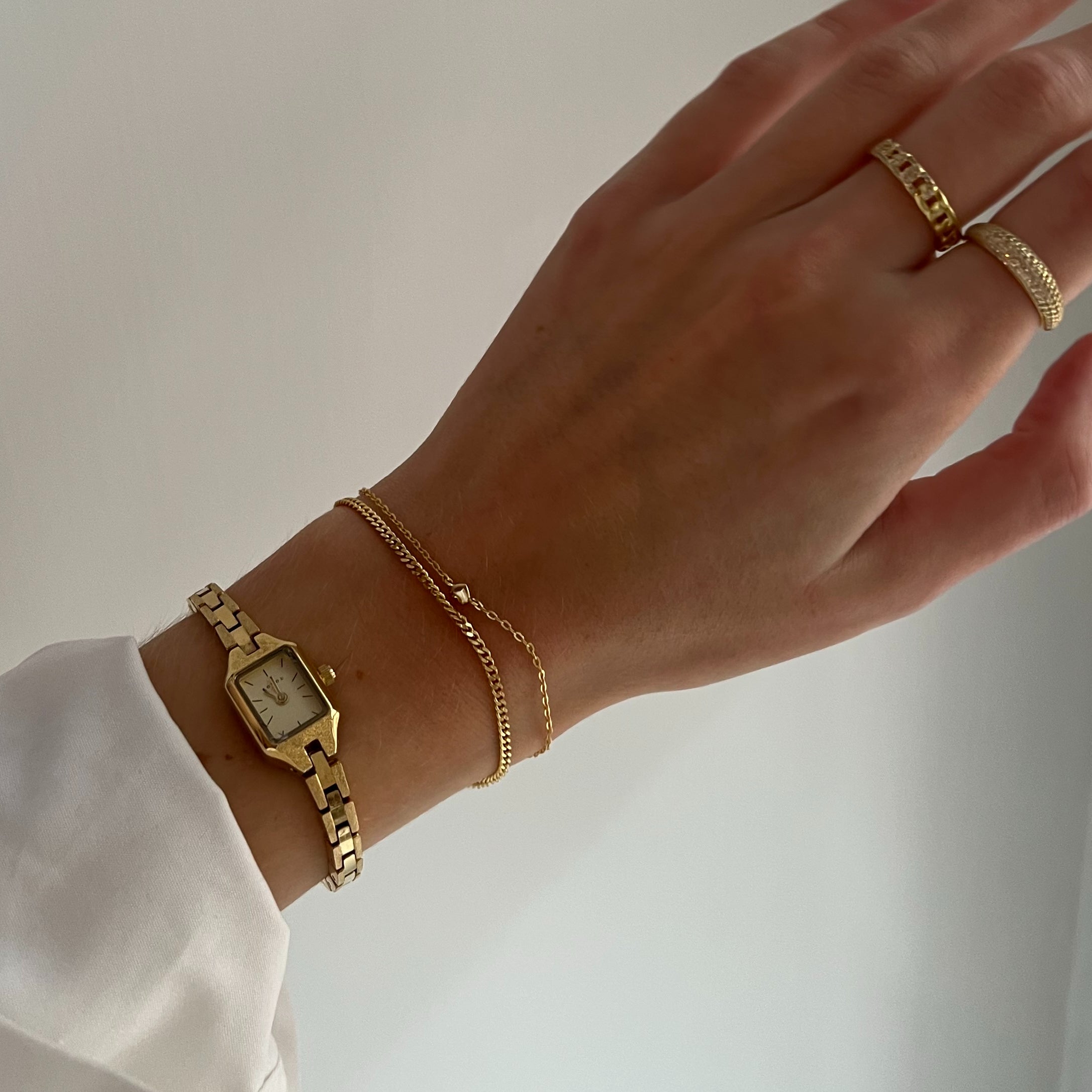 MINI HEART BRACELET - SILVER