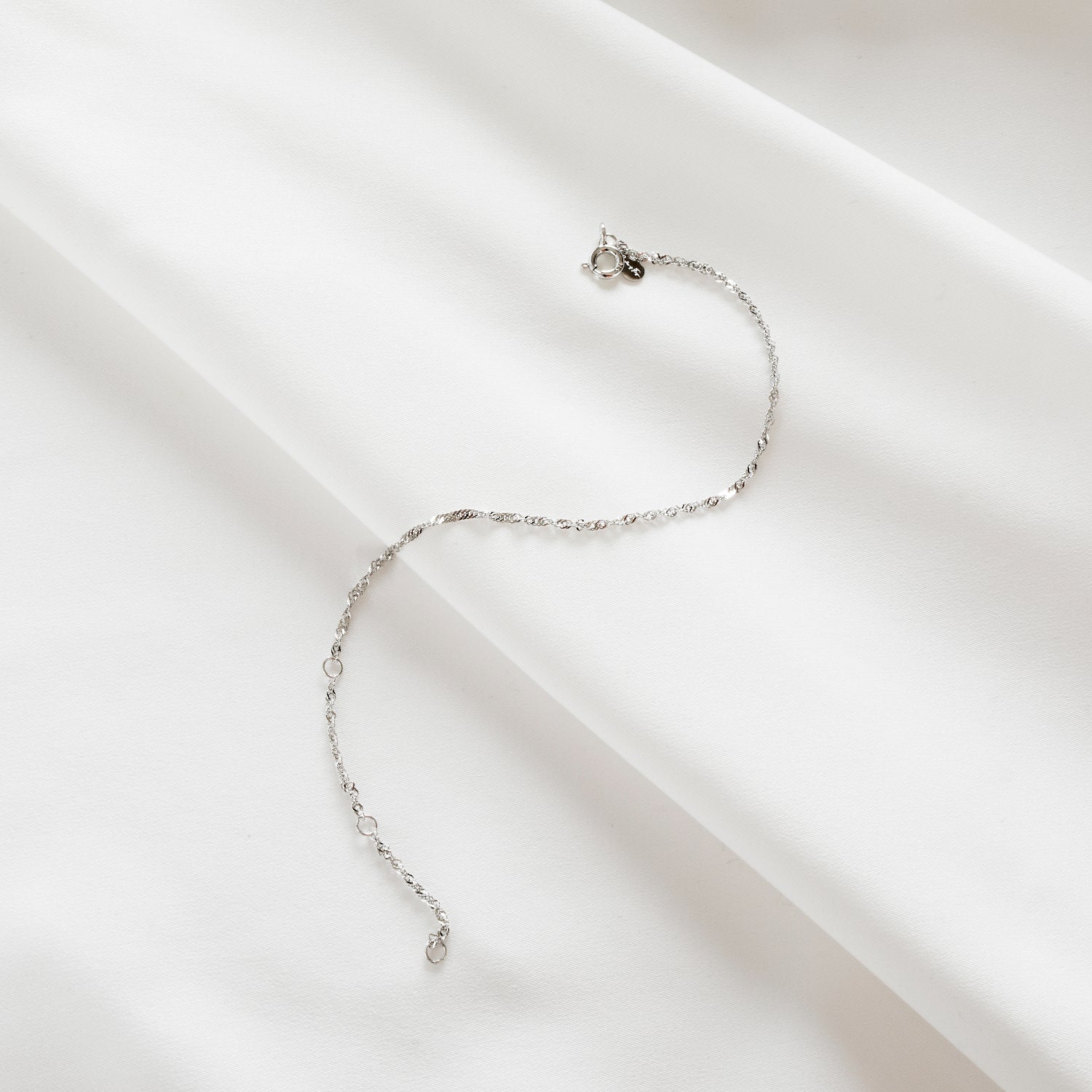 EVERYDAY TWISTED CHAIN BRACELET - SILVER