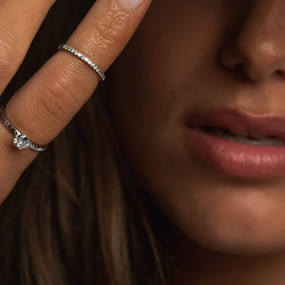 GRACE THIN RING - SILVER