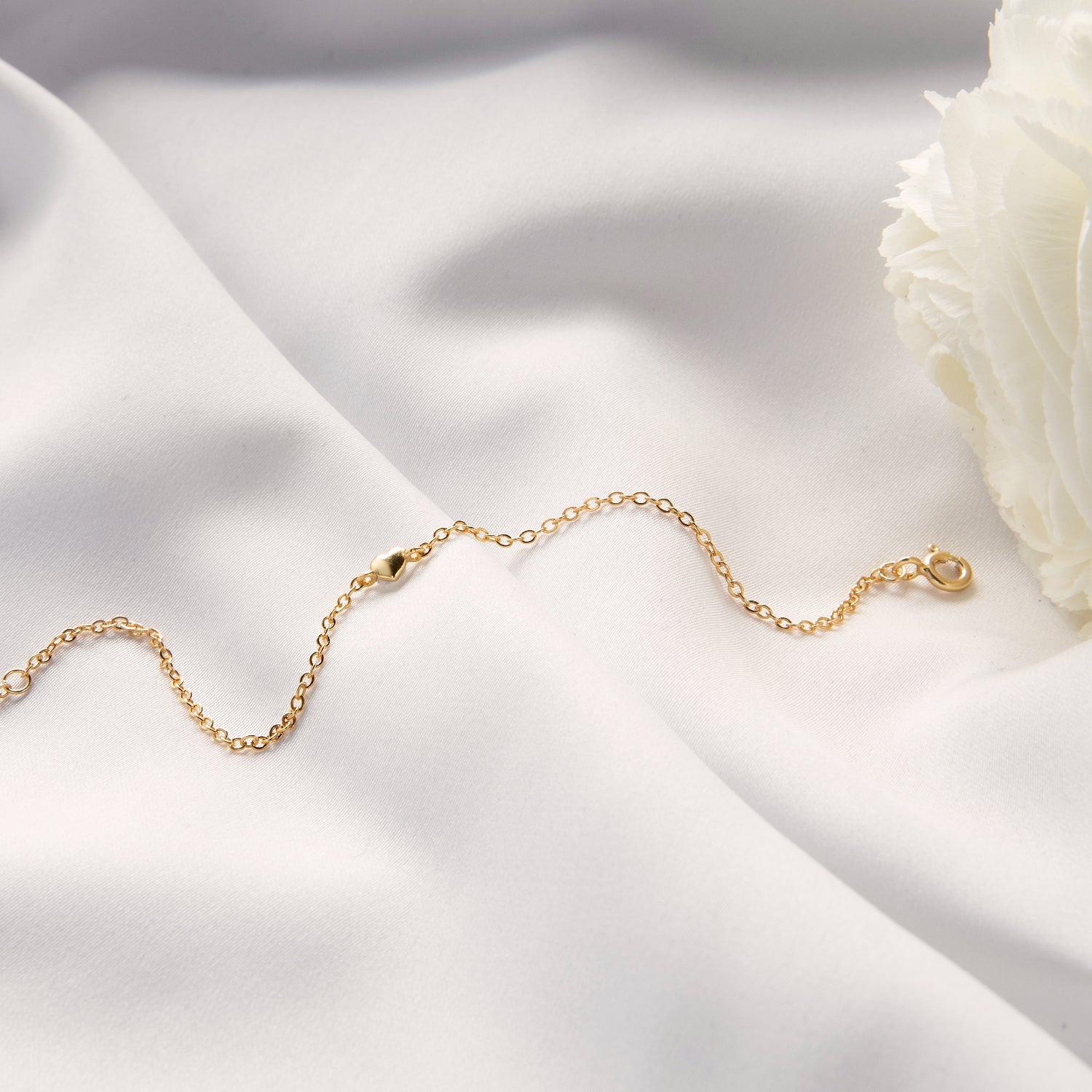 MINI HEART BRACELET - GOLD