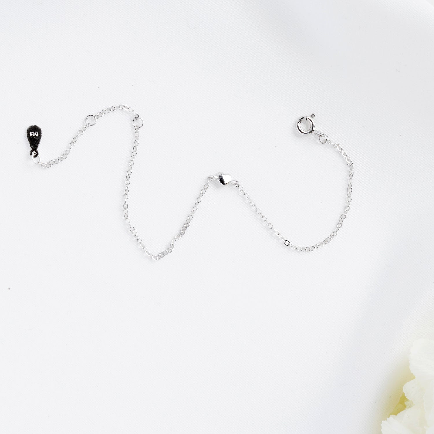 MINI HEART BRACELET - SILVER