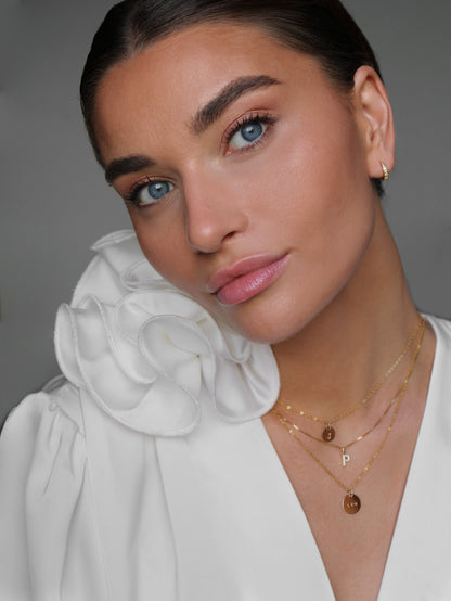 LIV STONE HOOPS -SILVER