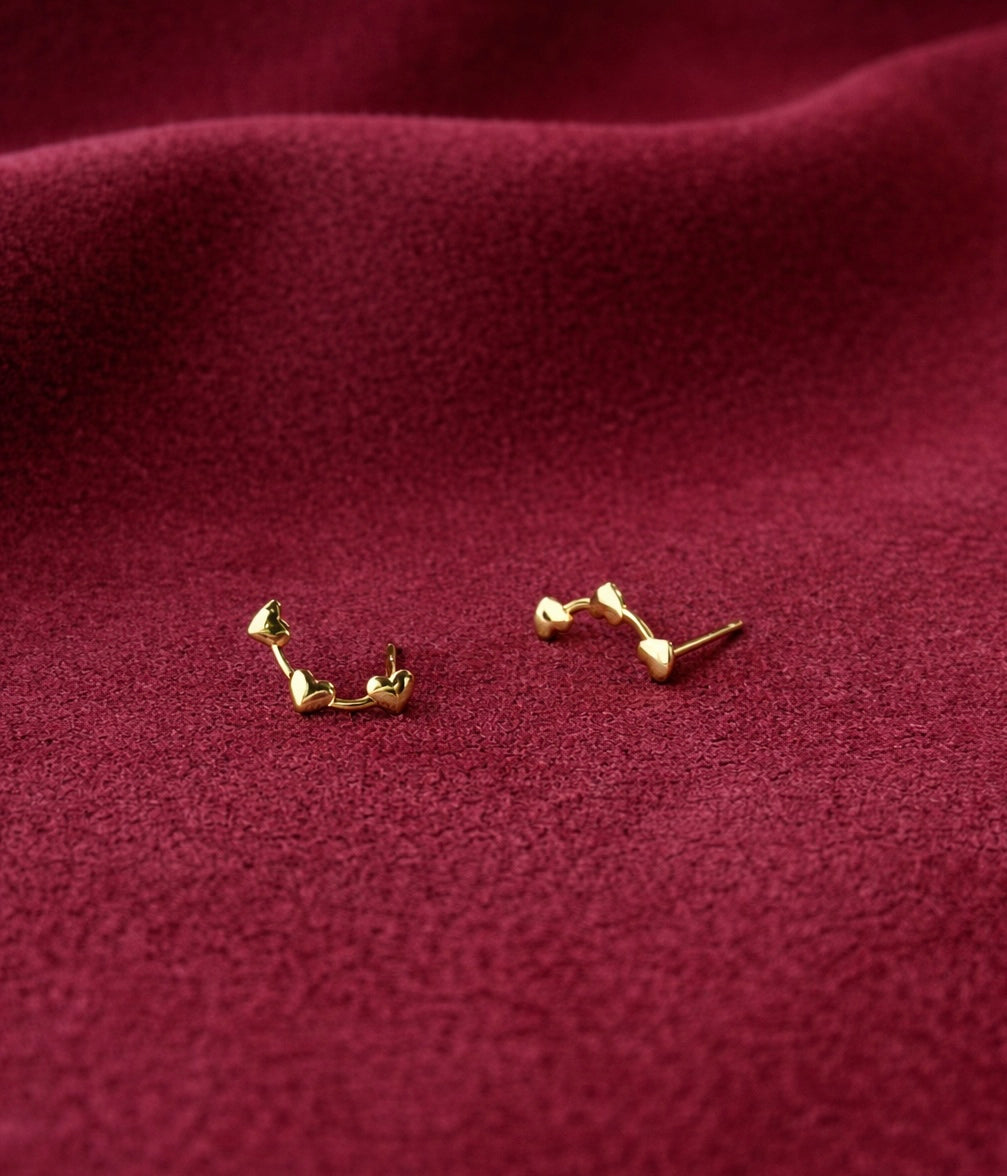 MINI HEART EARCLIMBERS