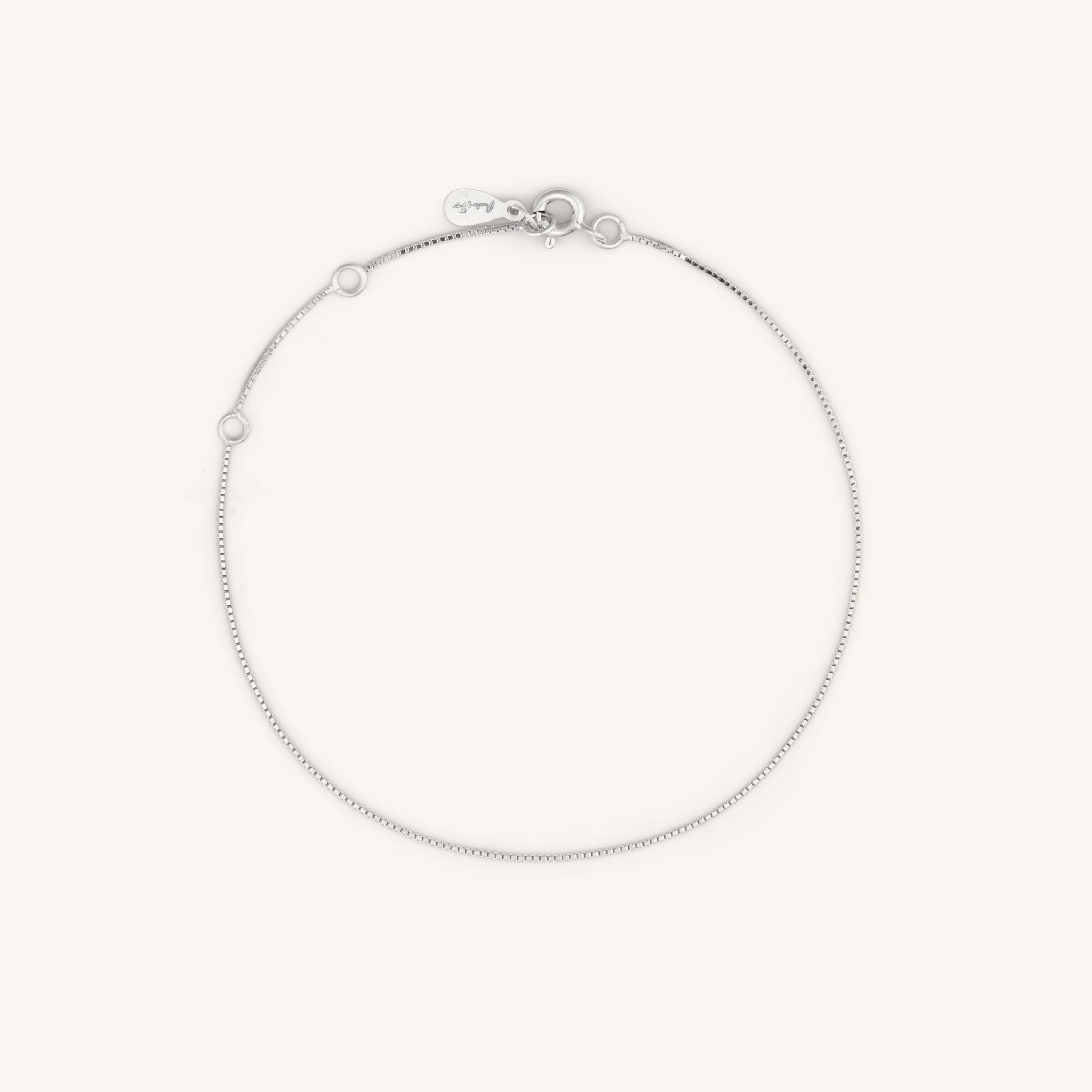 EVERYDAY BOX CHAIN ​​BRACELET - SILVER