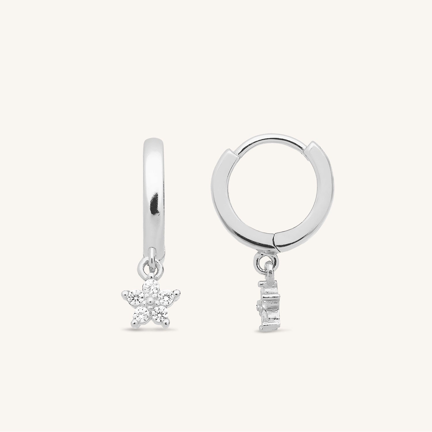 LOTUS CRYSTAL HOOPS