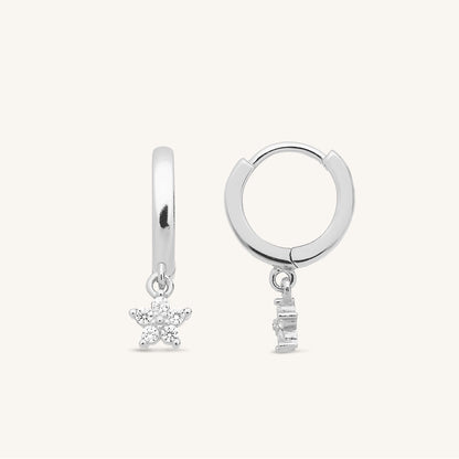 LOTUS CRYSTAL HOOPS