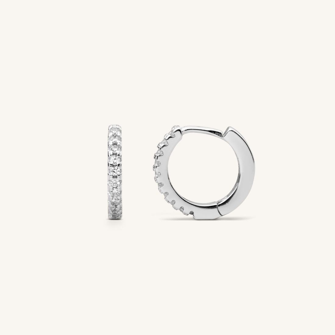 GRACE HOOPS MINI - SILVER