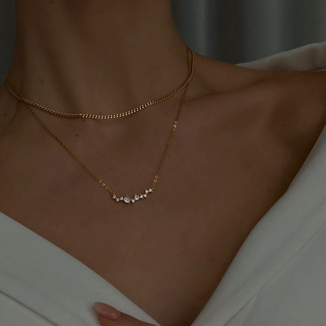 LINKED NECKLACE - SILVER