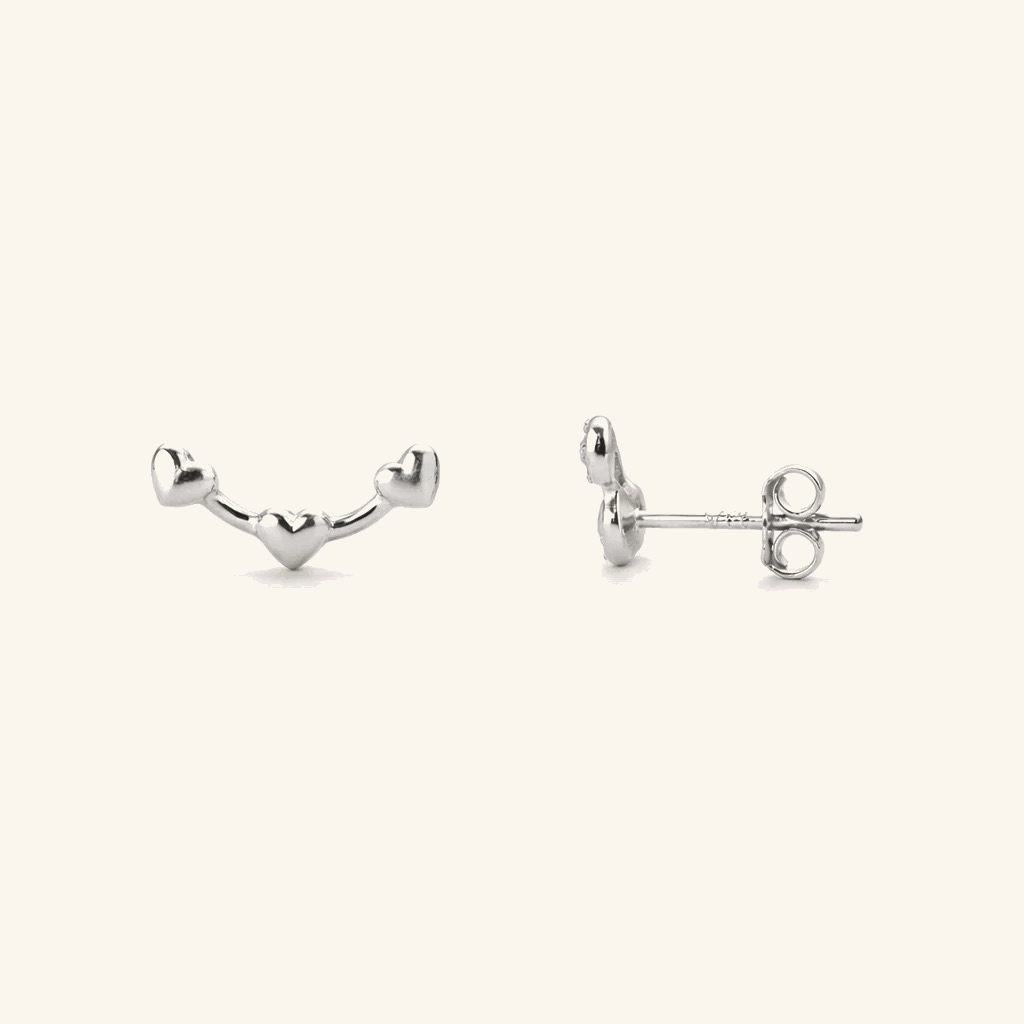 MINI HEART EARCLIMBERS