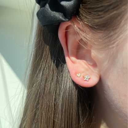 LOTUS CRYSTAL STUDS