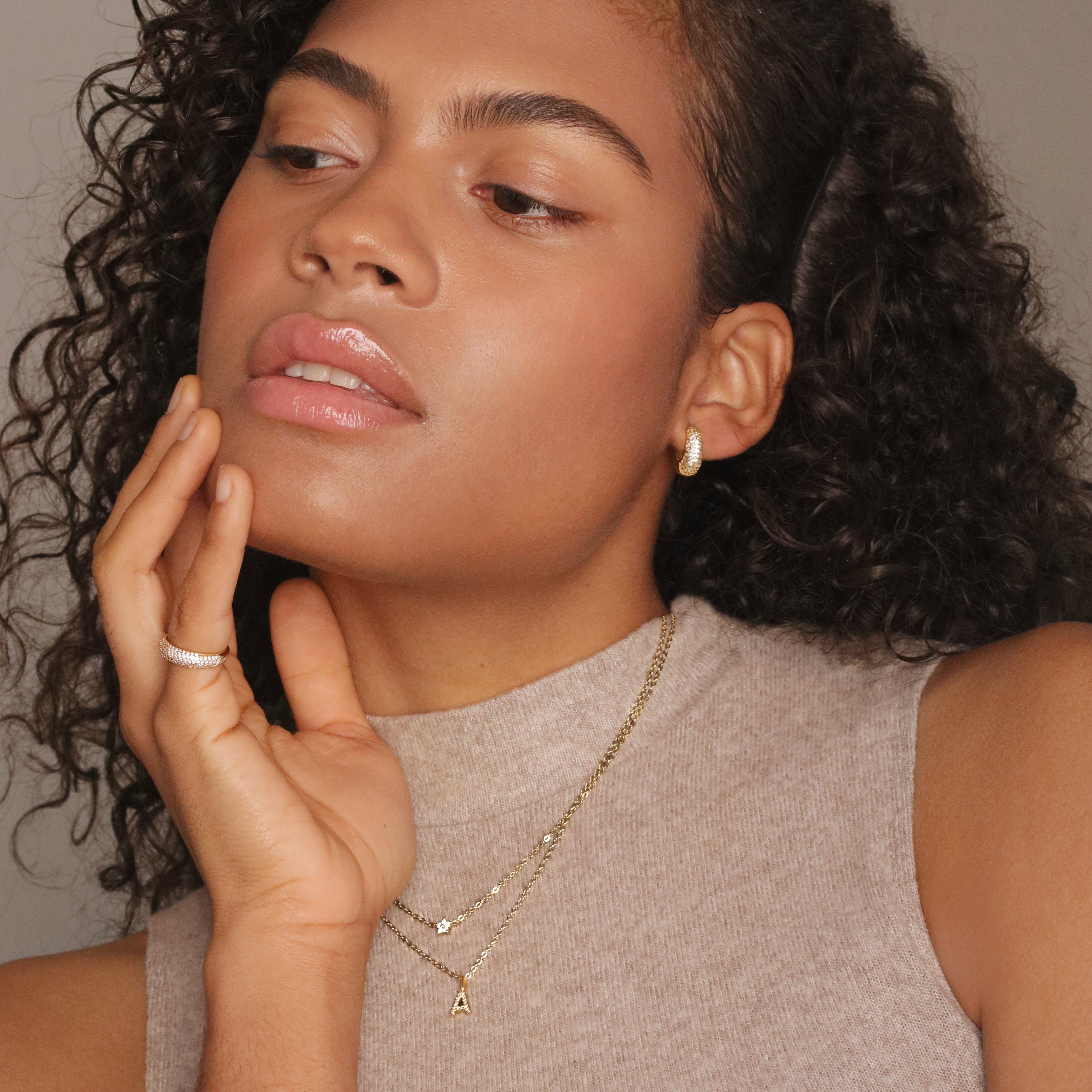 LOVE INITIAL NECKLACE