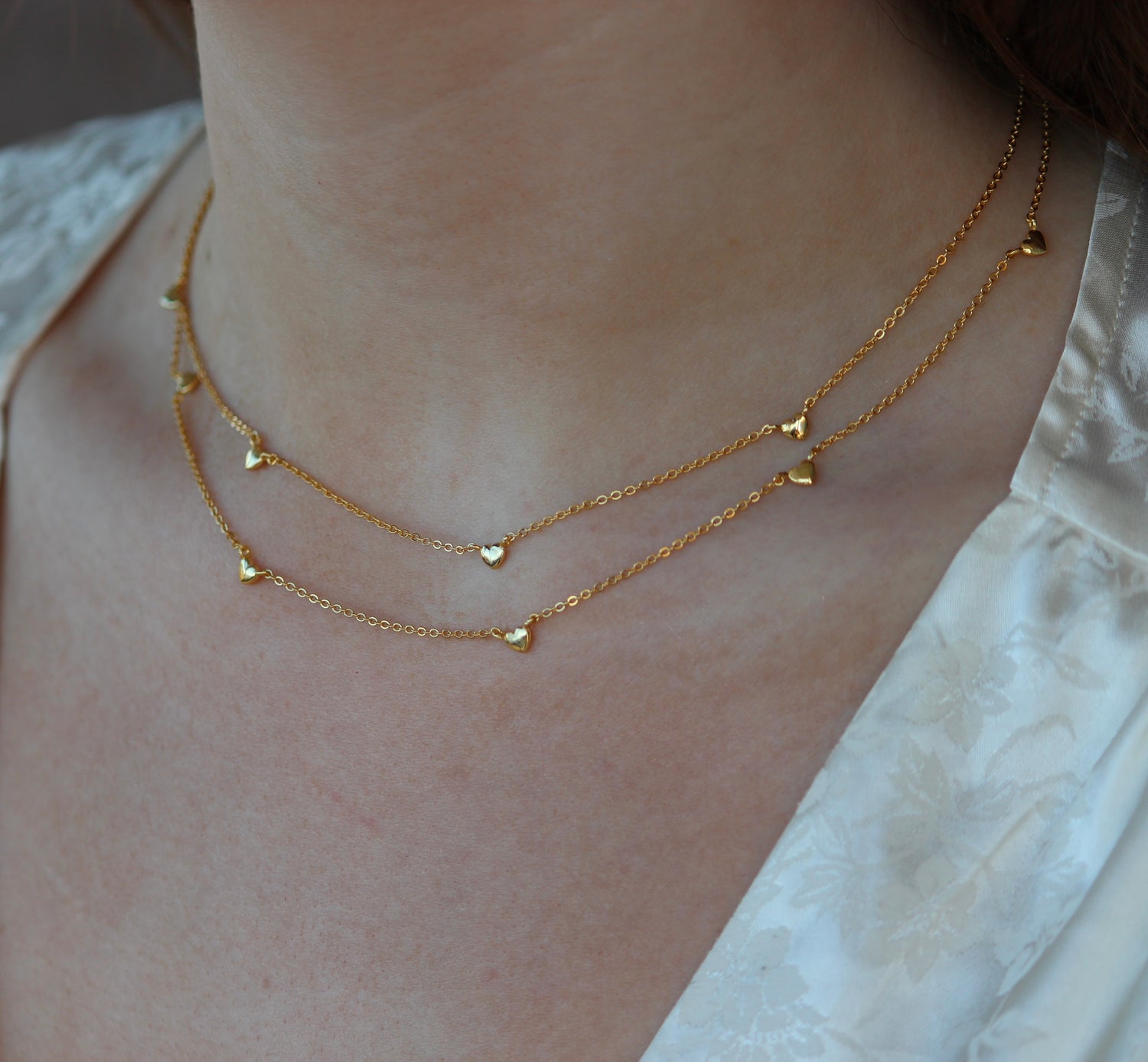 MINI HEART LINE HALSBAND