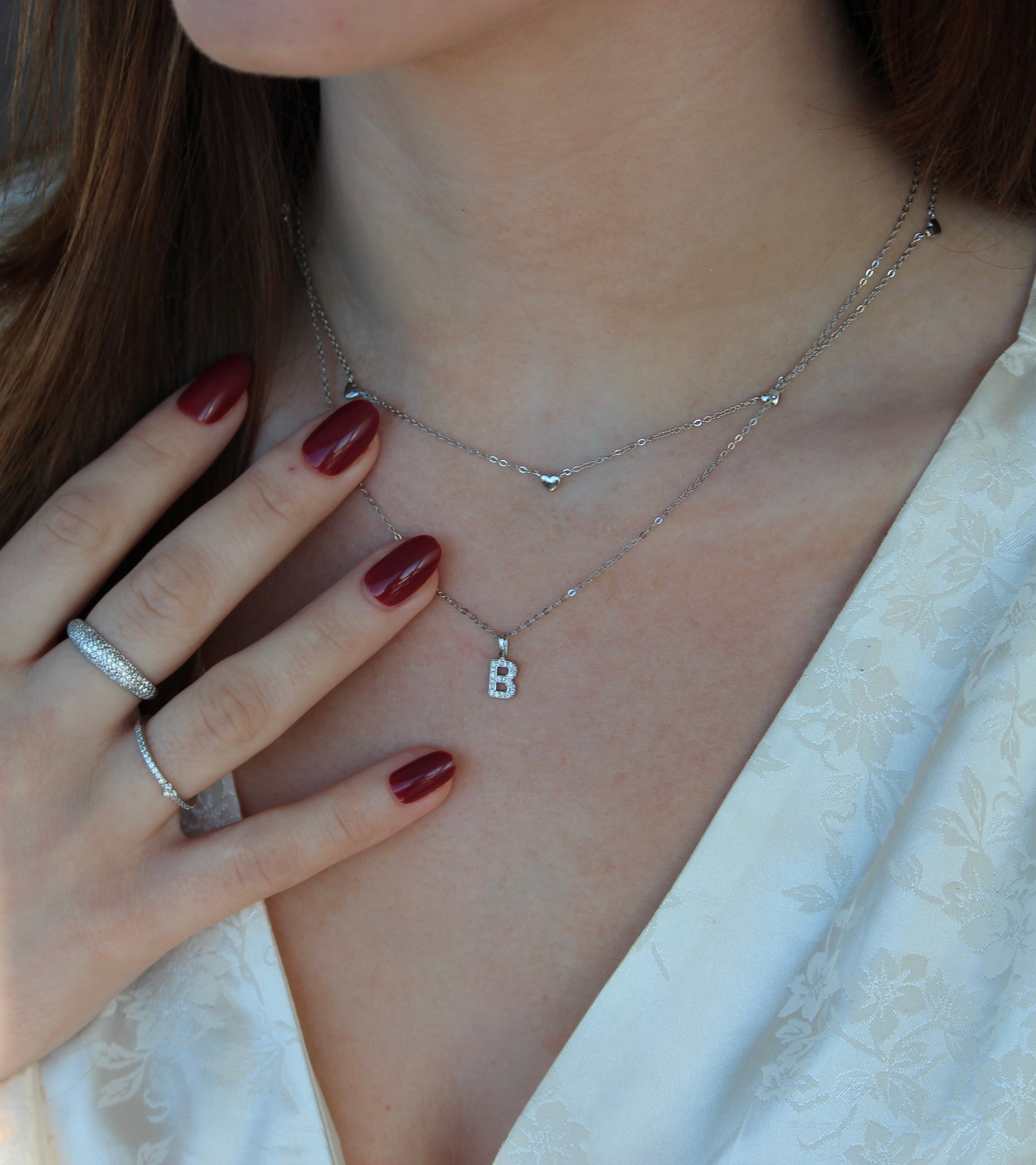 MINI HEART LINE HALSBAND