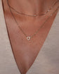 OPEN HEART HALSBAND -GULD