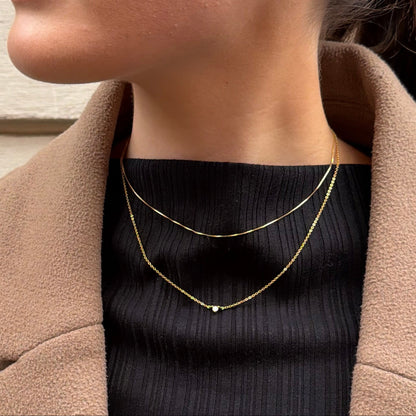 GODDESS SOLITAIRE NECKLACE