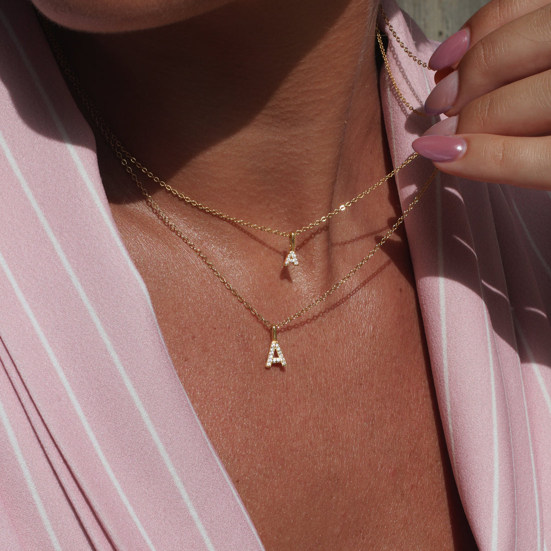 LOVE INITIAL PETITE HALSBAND