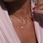 LOVE INITIAL PETITE NECKLACE - GOLD