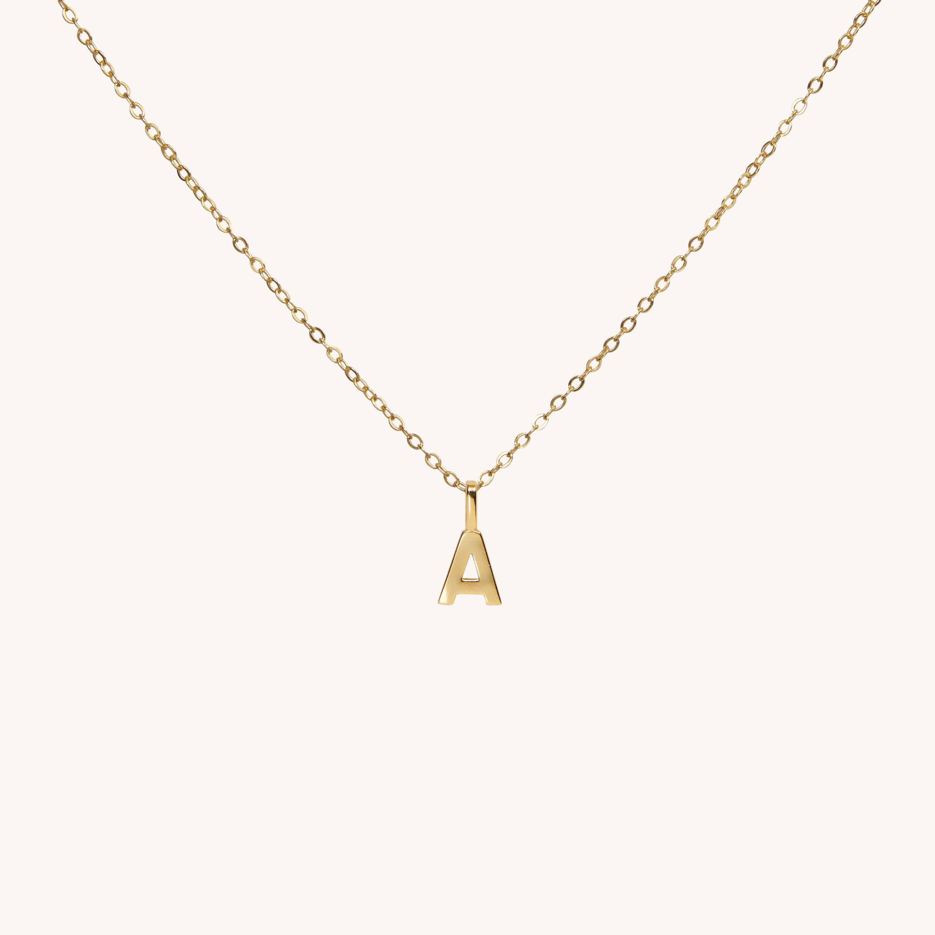 LOVE INITIAL PLAIN HALSBAND
