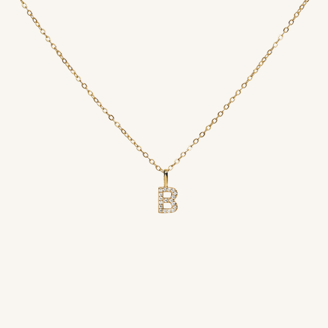 LOVE INITIAL NECKLACE - GOLD
