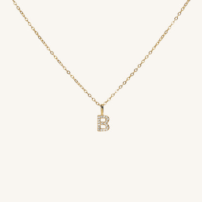 LOVE INITIAL NECKLACE - GOLD