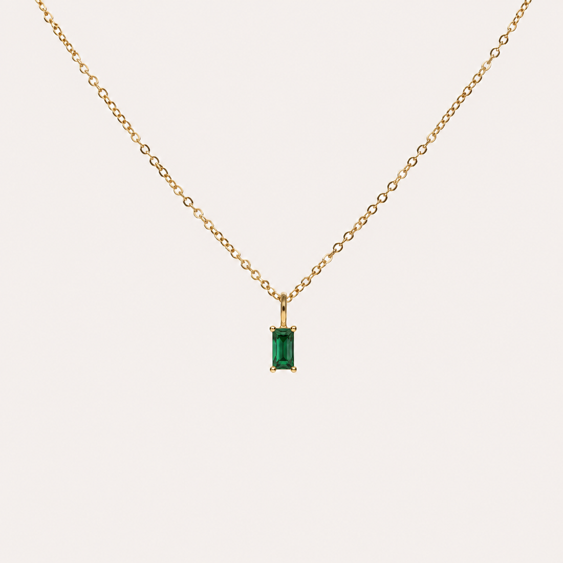 LUCENT EMERALD HALSBAND