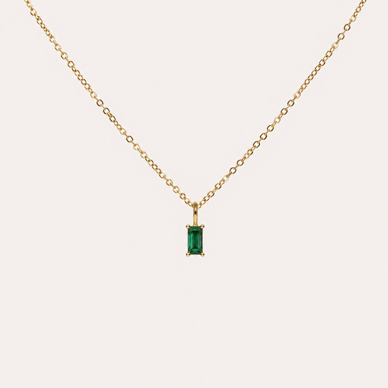 LUCENT EMERALD HALSBAND