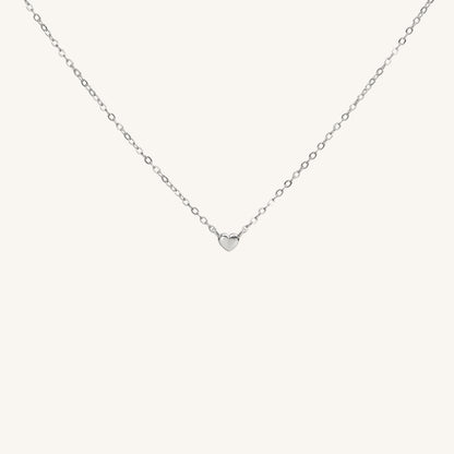 MINI HEART NECKLACE - SILVER