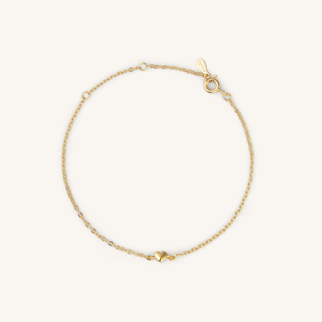 MINI HEART BRACELET - GOLD