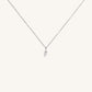 LOVE INITIAL PETITE HALSBAND -SILVER