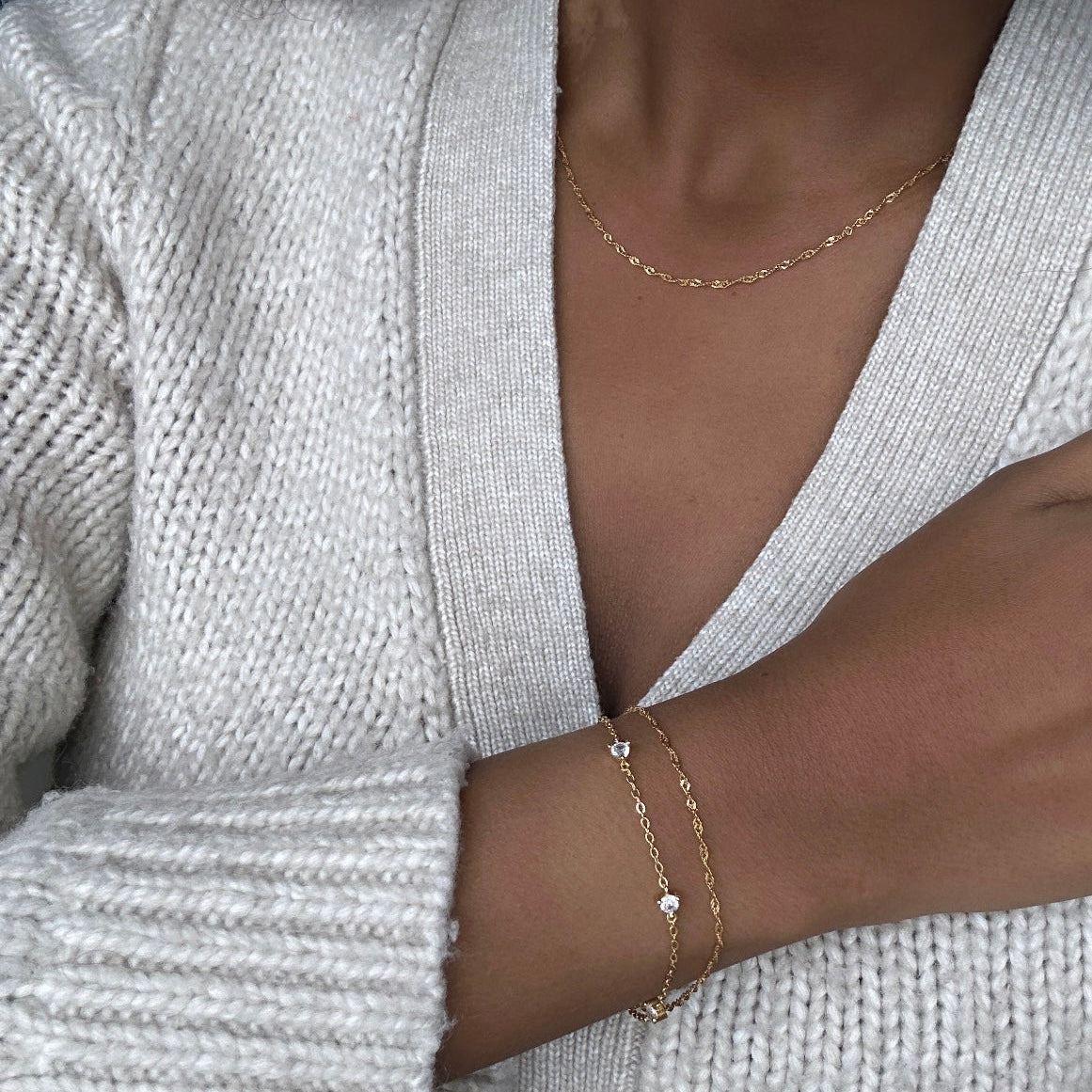 EVERYDAY TWISTED CHAIN ​​NECKLACE