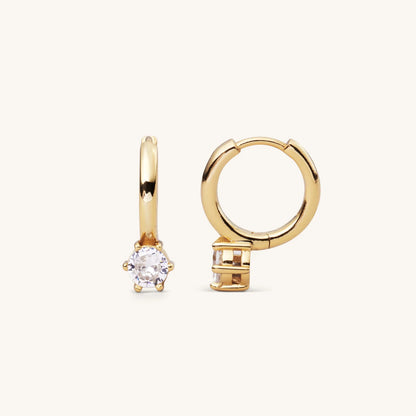 CRYSTAL DROP HOOPS