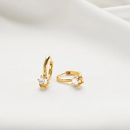 CRYSTAL DROP HOOPS