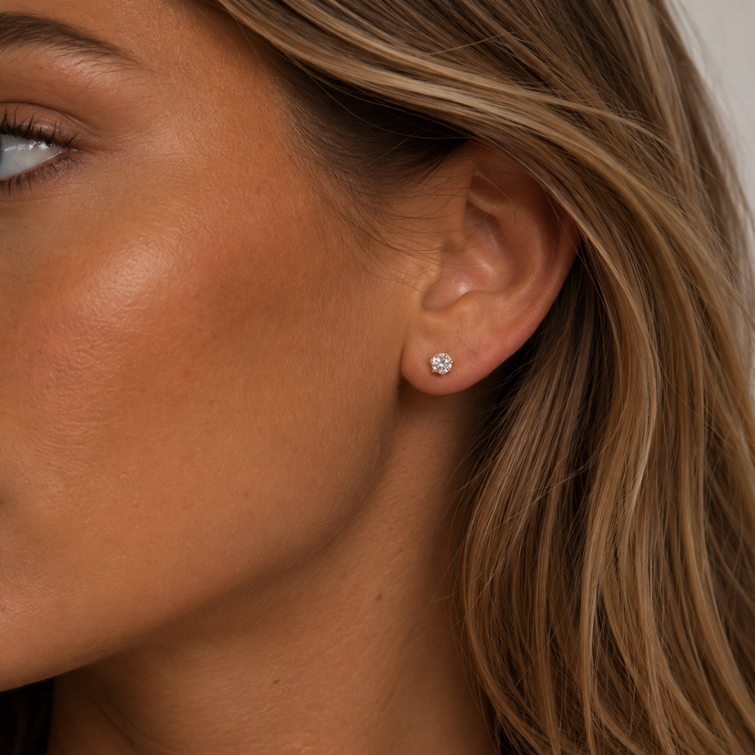 CRYSTAL DROP STUDS