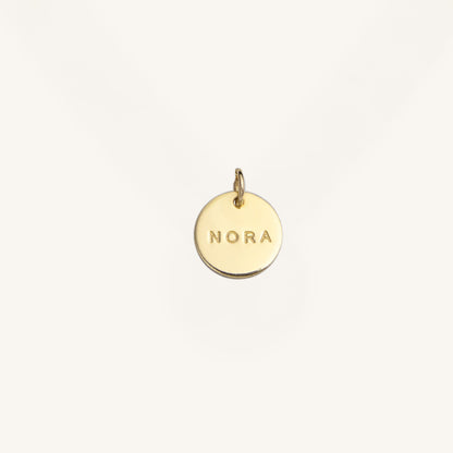 NAME COIN CHARM - GOLD