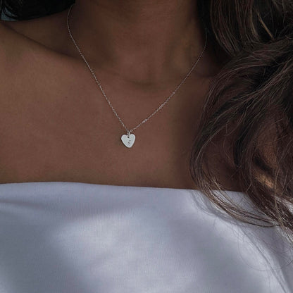 MY HEART NECKLACE - SILVER
