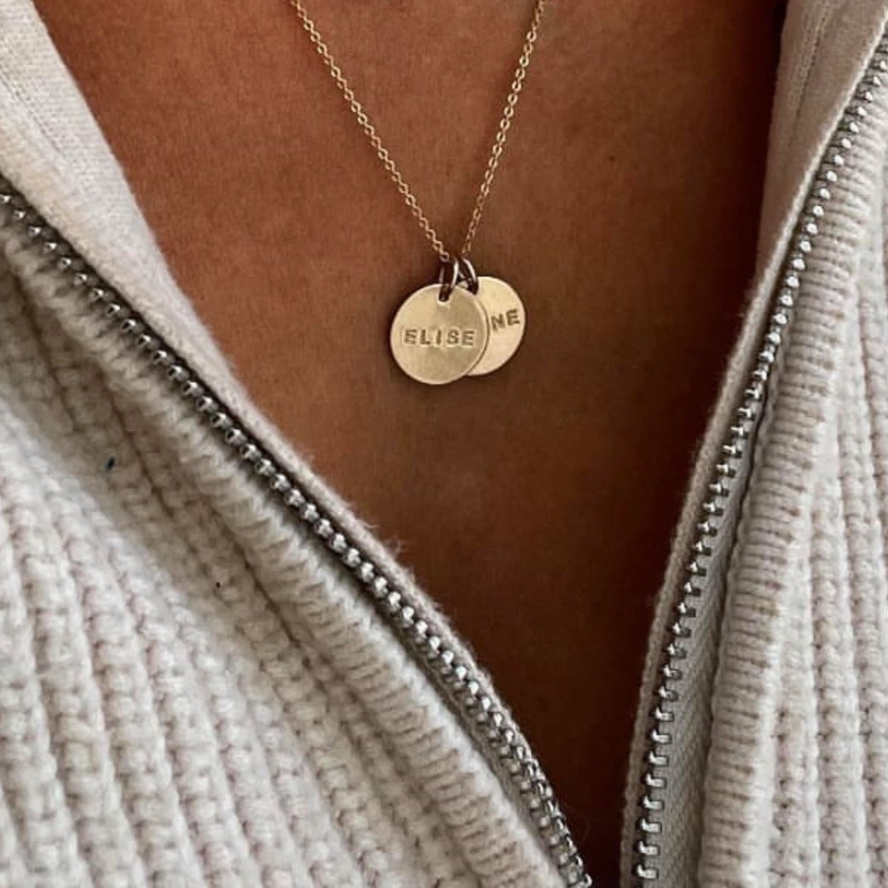 NAME COIN CHARM - GOLD