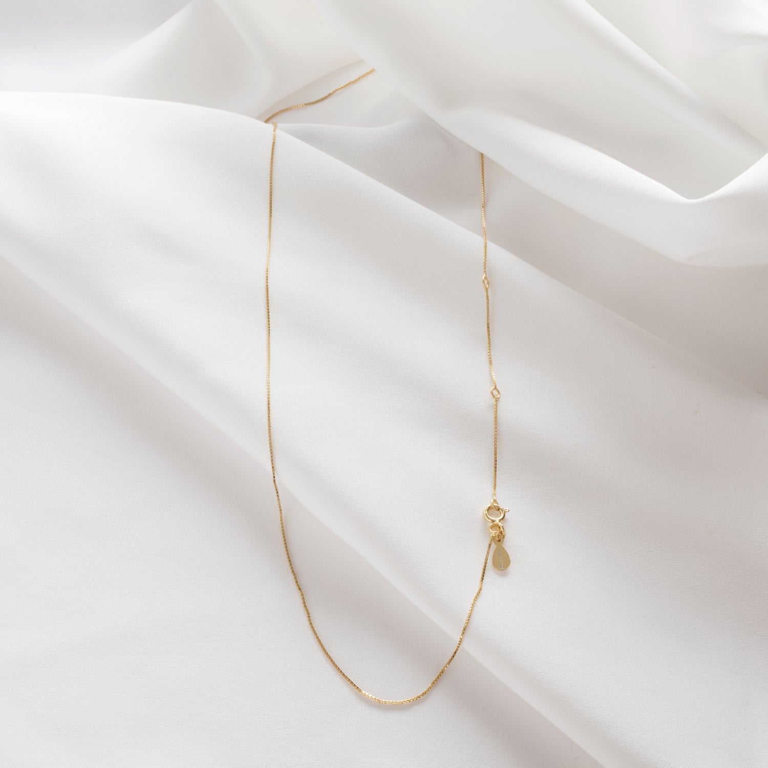 EVERYDAY BOX CHAIN ​​NECKLACE - GOLD