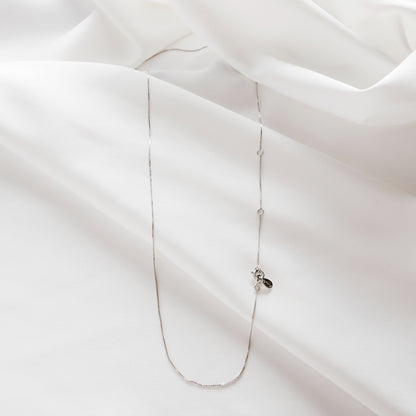EVERYDAY BOX CHAIN ​​NECKLACE - SILVER